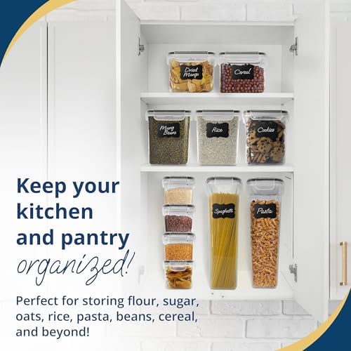 Pantry Organizers and Storage (36 Sets) Food Containers with Lids