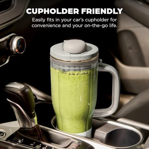 Ninja BlendBOSS Personal Blender, Amazon Exclusive Bone & Champagne - Image 4