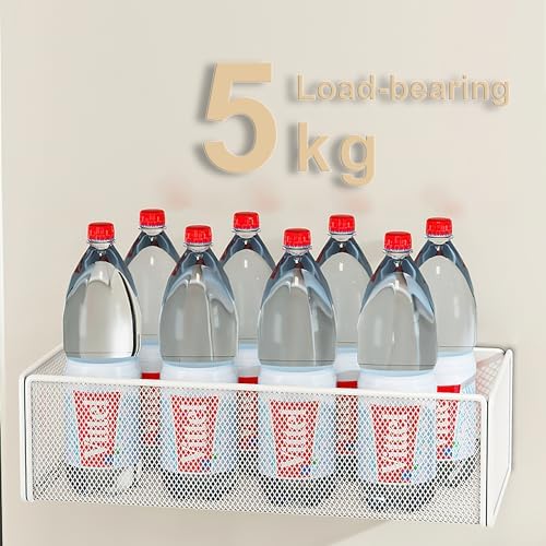 Magnetic Shelf Fridge Basket Bin for Washer Dryer Locker Whiteboard Cabinet