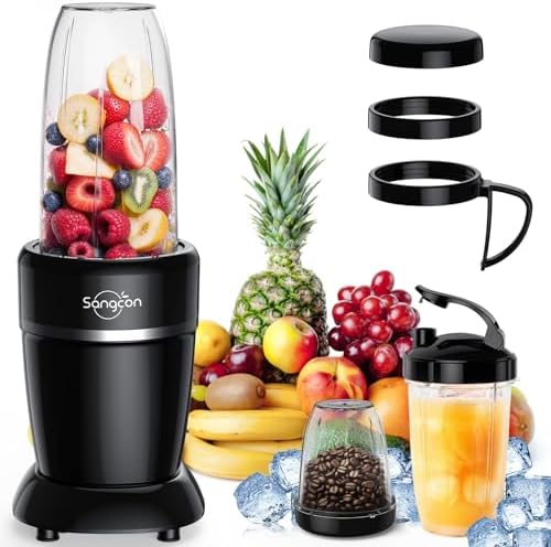 1000W Powerful Personal Smoothies Blender Frozen Fruit Ice Crushing