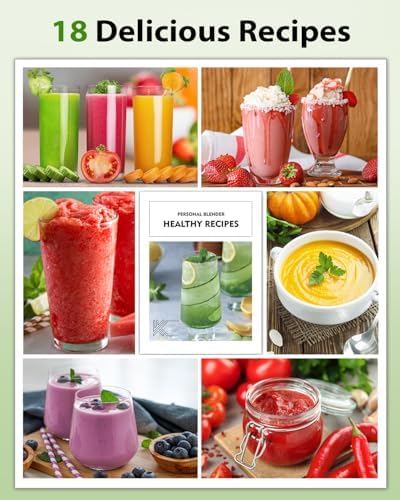 KOIOS Smoothie Blender, 900W Blenders for Kitchen with 27oz No-BPA Portable Bottles Spout Lids, 3 Modes Personal Mixer Blender for Shakes Smoothies Frozen Drinks Baby Food, Recipe (WBL702 Black) - Image 6