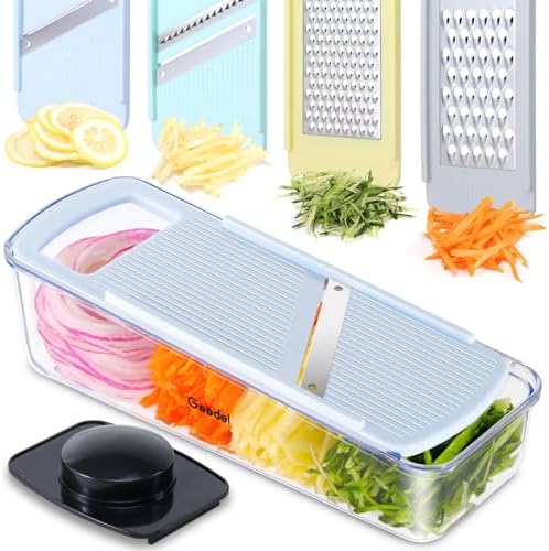 Professional Mandoline Slicer for Kitchen, Multi Purpose Vegetable Slicer Cutter, Vegetable Cutter Onion Cutter for Veggie Fruit Cheese