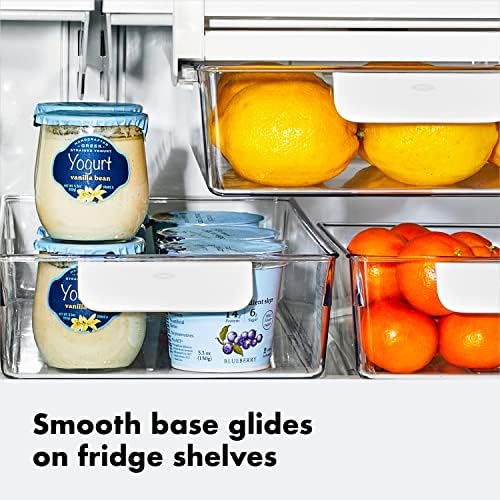 OXO Good Grips 4-Piece Fridge Storage Bin Starter Set