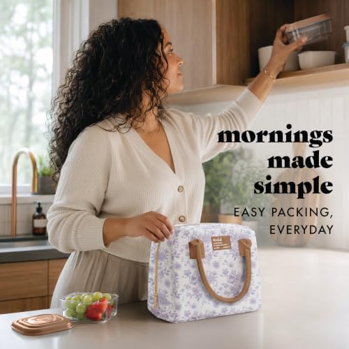 Bloomington Insulated Lunch Bag for Women w/ Containers