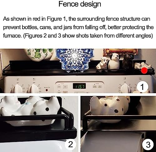 30''Stove Top Shelf for Kitchen Stove,Flat Top Stove Organizer