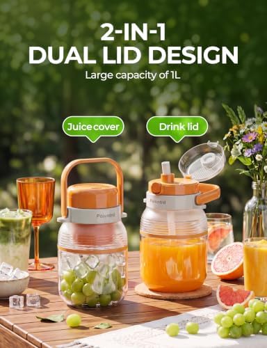 portable juicer blender Licuadora Portatil 34OZ Smoothie Shake Juicer Cup - Image 2