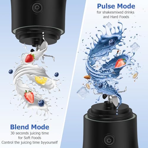 CC Store Portable Blender 20 Oz with USB-C Rechargeable Design,LED Light - Image 4