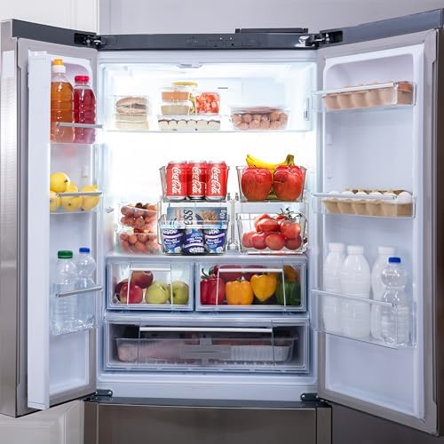 2 Tier Basket Drawer Cabinet Pull-Out Organizer, Clear