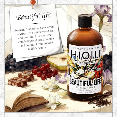 HIQILI Beautiful Life Fragrance Oil for Diffuser, DIY & Aromatherapy - Image 2