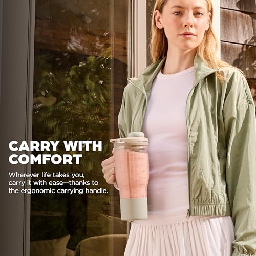 Ninja BlendBOSS Personal Blender, 26oz Tumbler, 1200PW, Stone Mint, DB351ST - Image 5