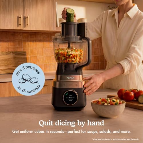 Ninja CrushBOSS 4-in-1 Blender, Processor & Auto Dicing, 1850PW, LB451BK1 - Image 4
