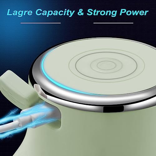 Vegetable Chopper, 100ML Electric Garlic Chopper, Rechargeable Mini Blender, Powerful Small Food Processor, Blender to Vegetable, Wireless Food Cutter for Ginger, Chili, Fruit, Meat, etc（Green） - Image 5