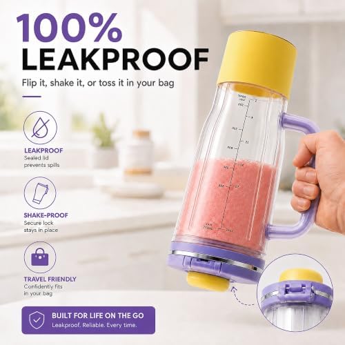 26oz Replacement Cup with Lid for Ninja BlendBOSS Personal Blender - Image 5