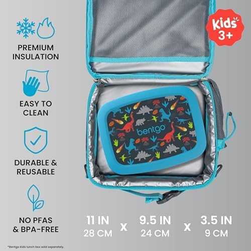 Kids Prints Double-Insulated Reusable Lunch Bag