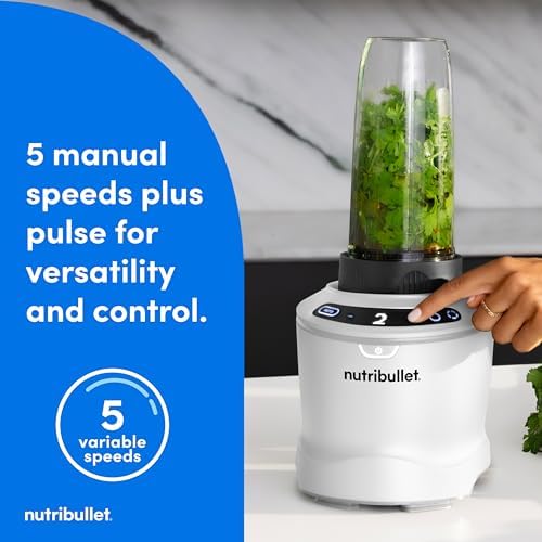 nutribullet® SmartSense Blender Combo, 1400 Watts, Matte White, NBF50700AW - Image 5