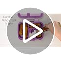 Kids Bento-Style 5-Compartment Leak-Proof Lunch Box - Just-Right Portions Ages 3-7, Durable, Drop-Proof, Dishwasher Safe, PFAS & BPA-Free & Made with Food-Safe Materials (Petal Pink Glitter)