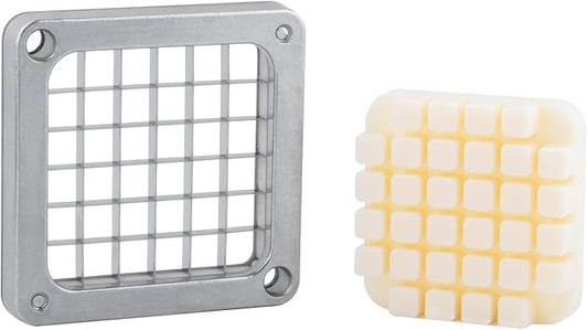1/2" 1/4" 3/8" Multi-model universal Stainless Steel Replacement Chopper Blade & Pusher Block Set For Commercial Vegetable Cutter Dicer Strip Interchangeable Blade (1/2 inch)