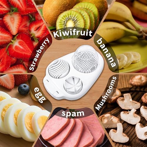 3-in-1 Egg Slicer for Hard Boiled Eggs,Heavy Duty Egg Cutter - Image 6