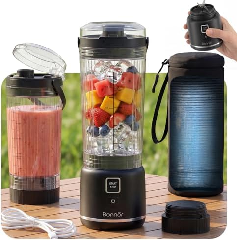 Cordless Portable Blender for Smoothies, Shakes and Ice Crushing by bonnor