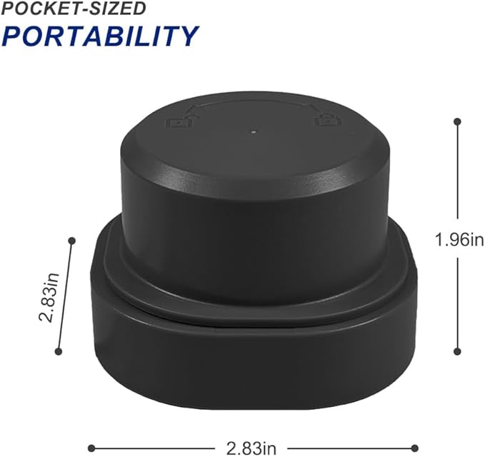 Blade Cover and Vessel Cap for Ninja Blast, Portable Blender BC100 & BC151 Series, Ninja Accessories, 2-in-1 Replacement Parts, Food Grade, Leakproof, Dishwasher Safe