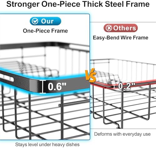 Dish Drying Rack Over the Sink - Expandable Rust-Resistant Drainer