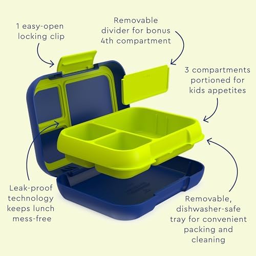 Pop Leak-Proof 3-4 Compartment Bento-Style Lunch Box