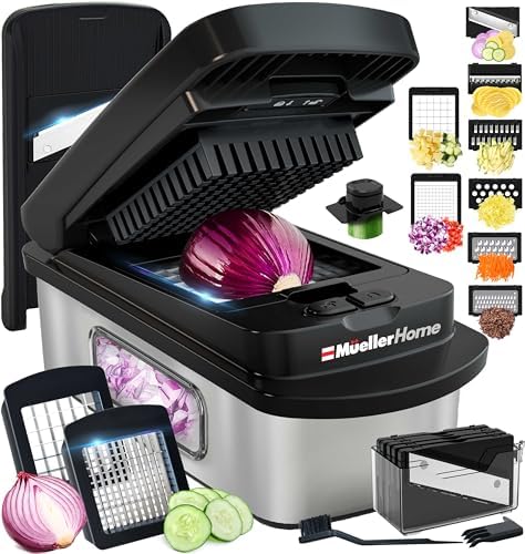 HOME Pro-Series 10-in-1 Stainless Steel Multi Vegetable Chopper