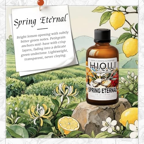 HIQILI Spring Eternal Fragrance Oil for Candle, Soap & Diffuser - Image 2