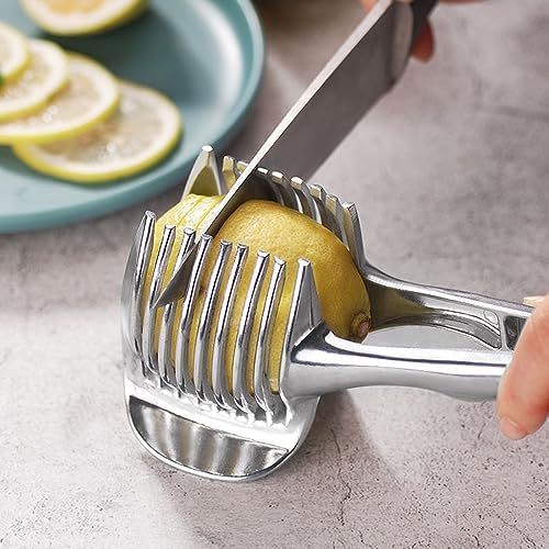 Stainless Steel Multipurpose Handheld Round Fruit Tongs for Onions, Avocados, Eggs and Other Vegetables - Image 7