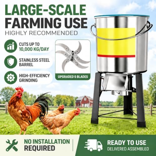 Electric Food Chopper, 6-Blade Vegetable Cutter, 1200W