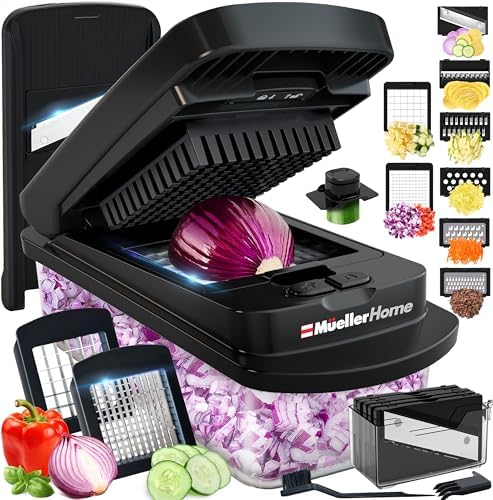 MUELLER HOME Pro-Series 10-in-1, 8 Vegetable Chopper & Mandoline Slicer by Mueller