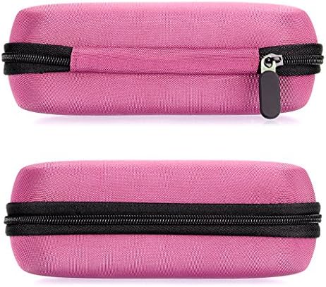 Hipiwe EVA Hard Shell Essential Oil Carrying Case Holds 12 Bottles, Pink - Image 5