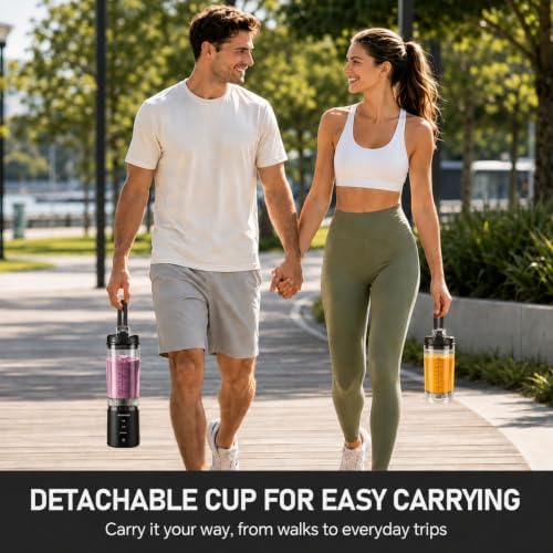 Portable Blender Shakes and Smoothies, 22 Oz Personal Juicer Travel Cup - Image 6