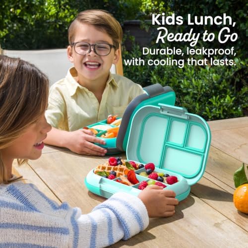 Chill Kids 4-Compartment Bento Box Leakproof Lunch Box