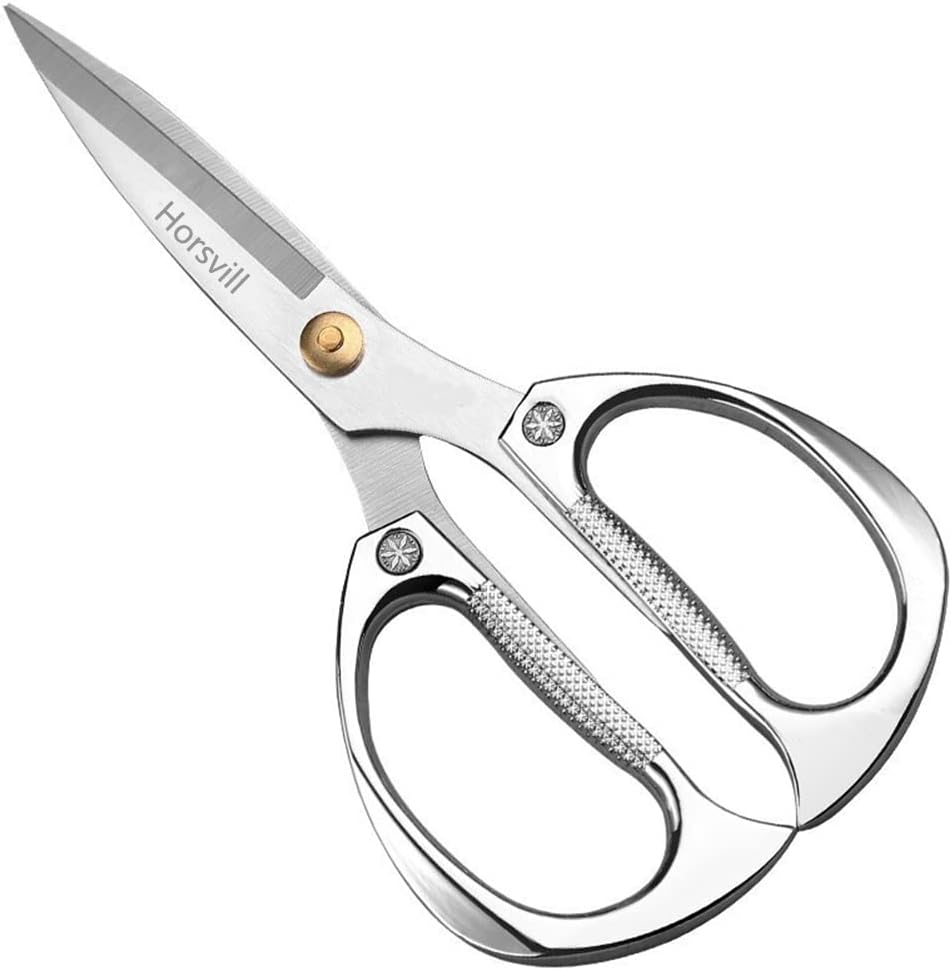 Indoor Plant Shears Garden Scissors, Flower Pruners Made of Japan SK5 Stainless Steel, Flowers Herbs and Plant Cutters, Clippers, Trimmers, Loppers, Bonsai Potted Plant Pruning Scissors