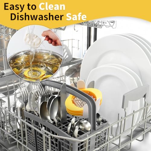 Jawbush 3-in-1 Egg Slicer with Sharp Stainless Steel Blades, Heavy Duty Multi-purpose Food Cutter for Slicing, Wedging & Quartering, Durable Blade Slicer for Hard Boiled Eggs, Strawberries & Kiwis - Image 6