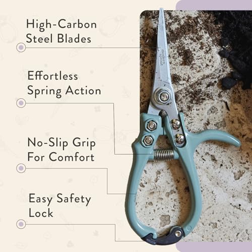 Pruning Shears- Garden Snips - Herb Scissors- Lavender 1-Pack
