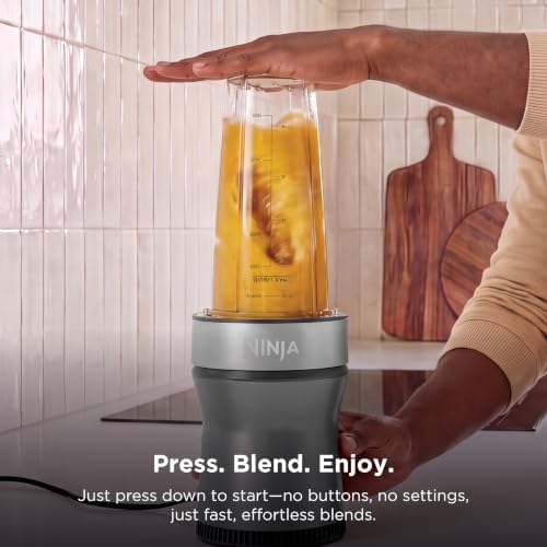 Ninja Nutri™ Blender, 900PW, (3) 20oz To-Go Cups, Silver, BQ301SL1BRN - Image 3