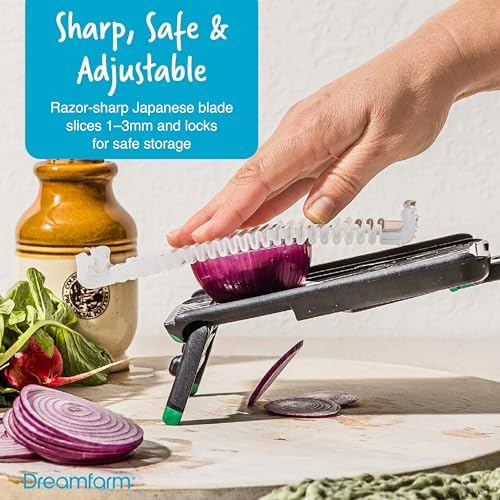Dreamfarm Kitchen Cutting, Set of 3 - Mandoline, Self Sharpening - Image 2