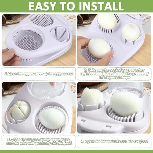 3 in 1 Egg Slicer for Hard Boiled Eggs - Image 5