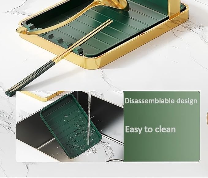 Lid Stand Lid Organizer Pot Lid Rack Holder for Utensils in Kitchen Cabinet Spatula Rack,Cutting Boards,Spoon Storage Gold