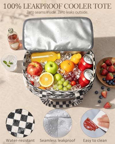 Corduroy Lunch Box for Women Insulated Lunch Bag Cooler Tote Bag