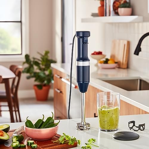 KitchenAid Variable Speed Corded Hand Blender, KHBV53, Ink Blue - Image 4