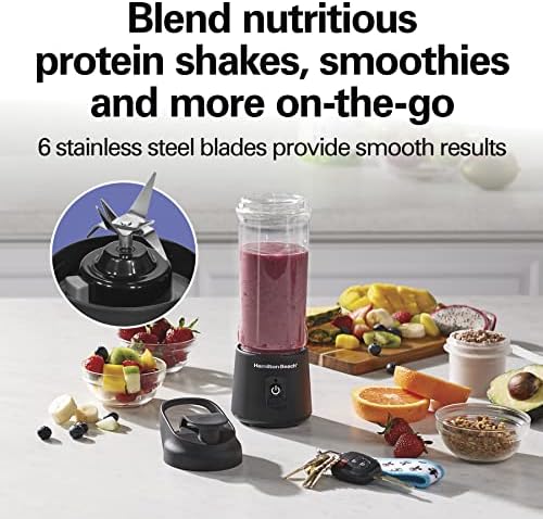 Hamilton Beach Blend-Now Cordless Portable Personal Blender for Smoothies - Image 4