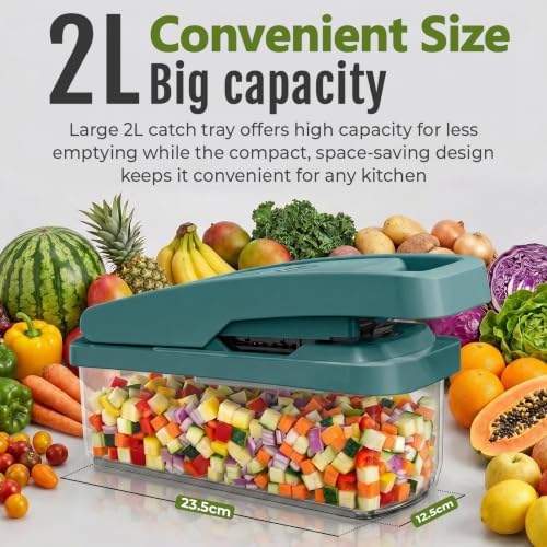 Multifunctional Vegetable Chopper & Mandoline Slicer, Veggie Chopper - Image 5