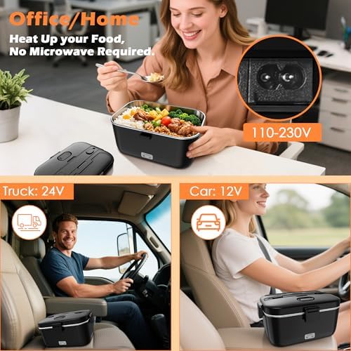 Electric-Lunch-Box-Heated-Food-Warmer 100W Heating Box for Adult
