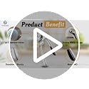 Garlic Press & Mincer 3 Piece Set - Garlic Twister Crusher, Chrome Finish, Silicone Peeler & Cleaning Brush, Ergonomic Handle, Dishwasher Safe