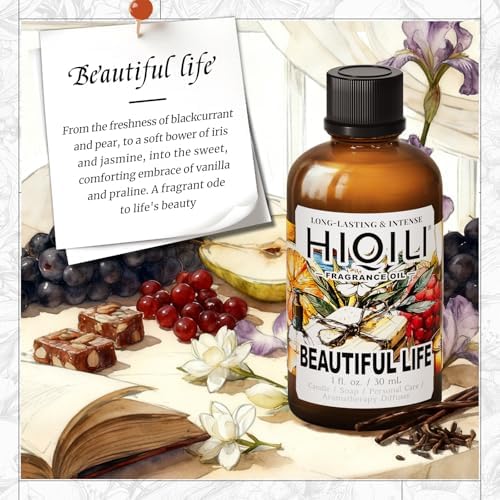 HIQILI Beautiful Life Fragrance Oil for Diffuser, Perfume & DIY Soap - Image 2
