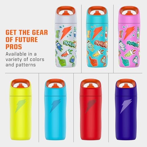 Kids' Rookie Metal Water Bottle, 12oz, Stainless Steel Bottle, Double-Wall Insulation, Vacuum Insulated, Thermo Mug