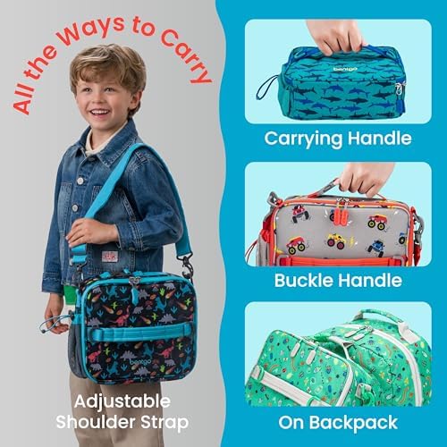 Kids Prints Double-Insulated Reusable Lunch Bag